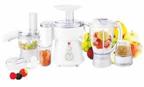 Robot Da Cucina Multifunzione 5 in 1  (Frullatore, affetta tutto, tritatutto, centrifuga, grattugia). Lame a 2 velocità. 400W - 3