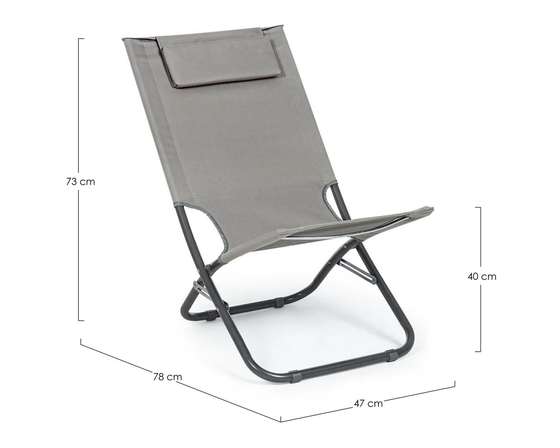 Spiaggina "Ocean Poly" in poliestere resistente 600d, da 73 cm - 2