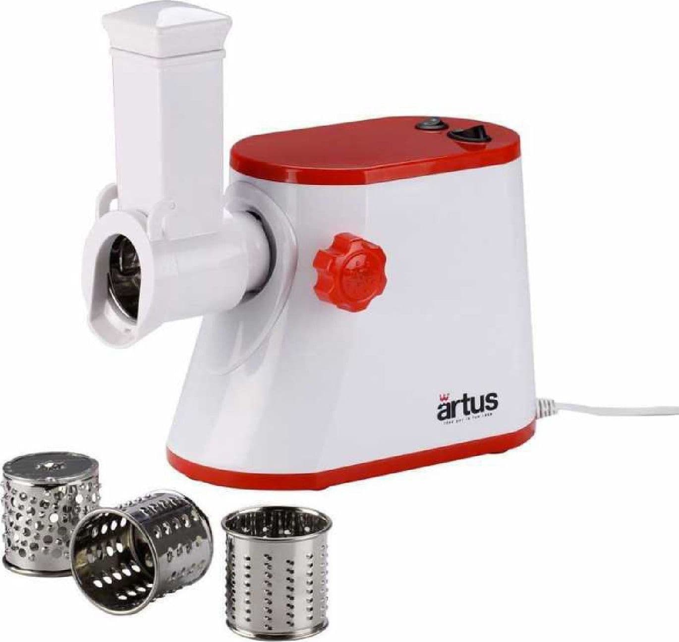 Accessorio con componenti per grattugiare e affettare verdure per spremipomodoro "Artus C25" - 3