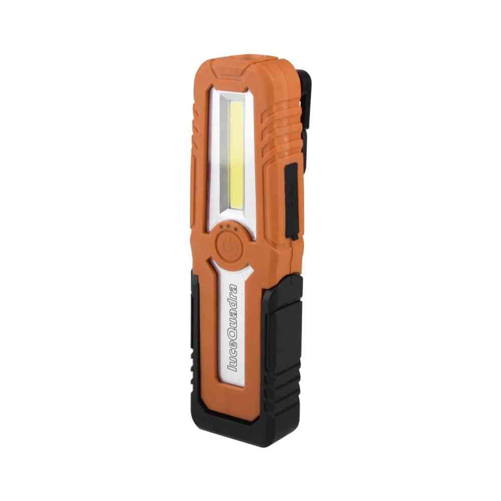 Torcia magnetica con gancio, ricaricabile con Power Bank per meccanici