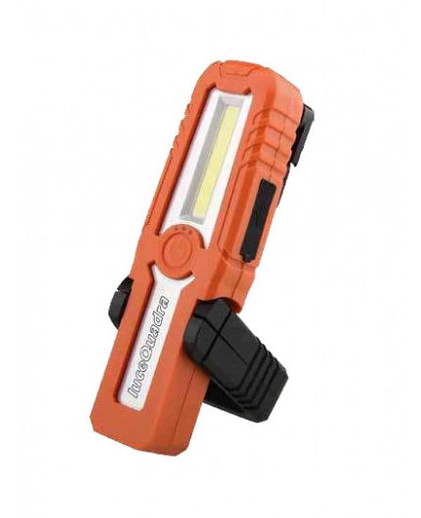 Torcia magnetica con gancio, ricaricabile con Power Bank per meccanici - 2