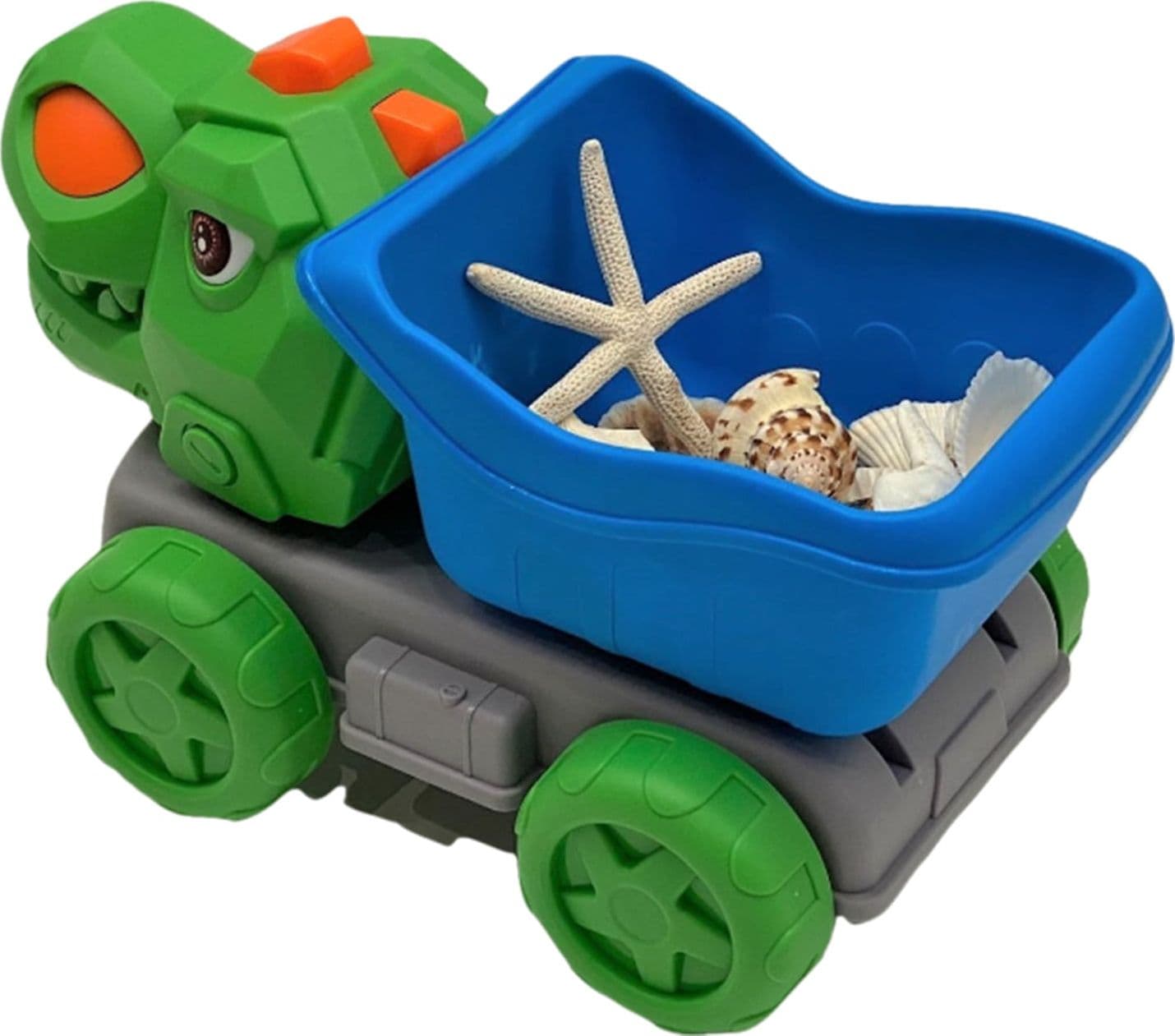 Camion dinosauro gioco in plastica da spiaggia per bambini - 4
