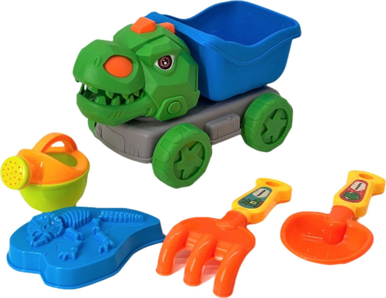 Camion dinosauro gioco in plastica da spiaggia per bambini - 6