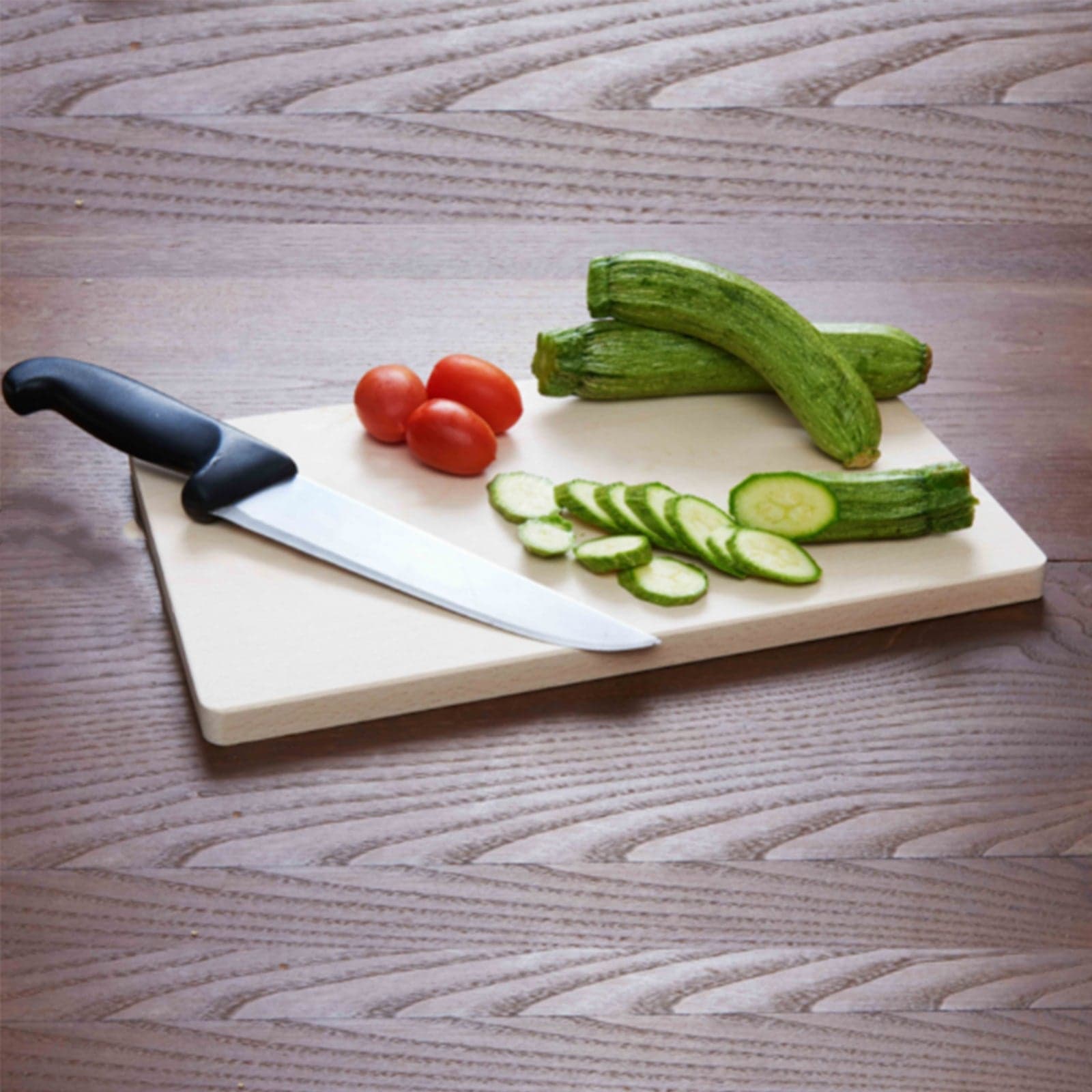 Tagliere rettangolare da portata in legno di faggio per alimenti 40 x 25 cm - 2
