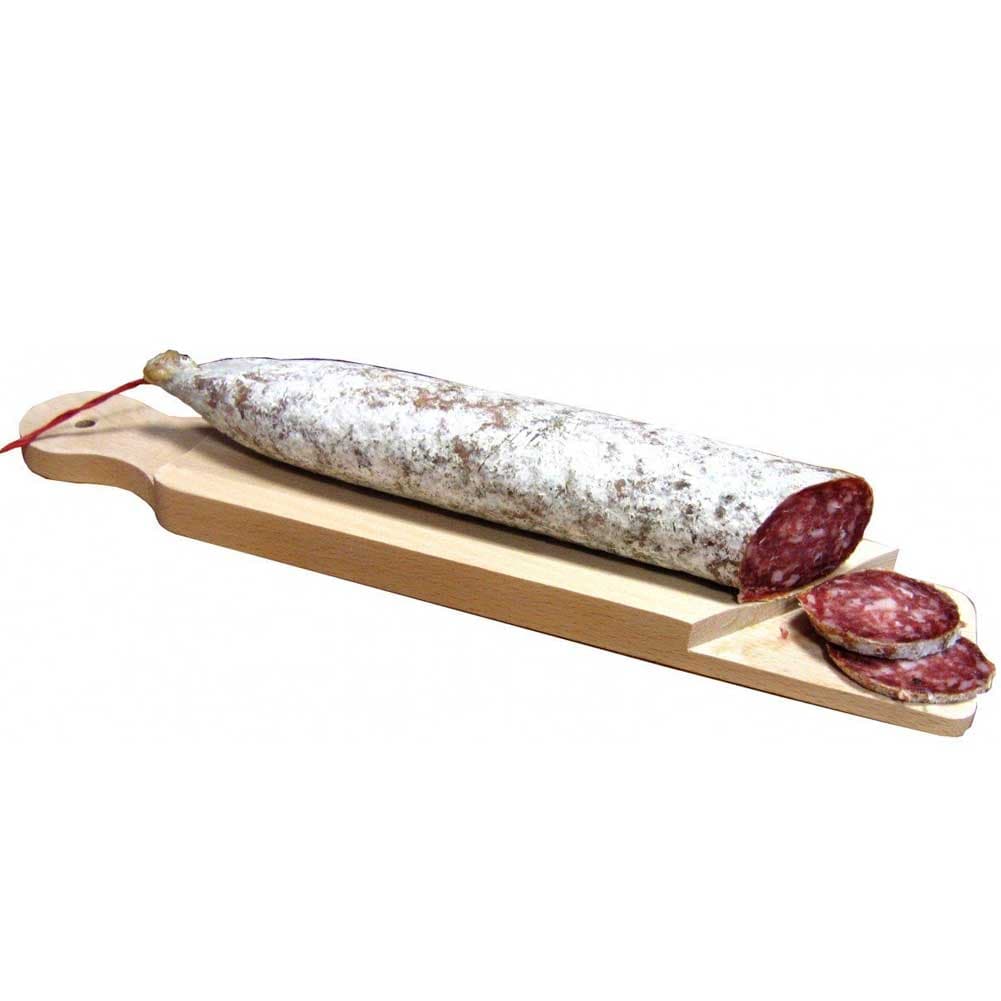 Tagliere per salame in legno di faggio alimentare 37 x 5 cm - 3