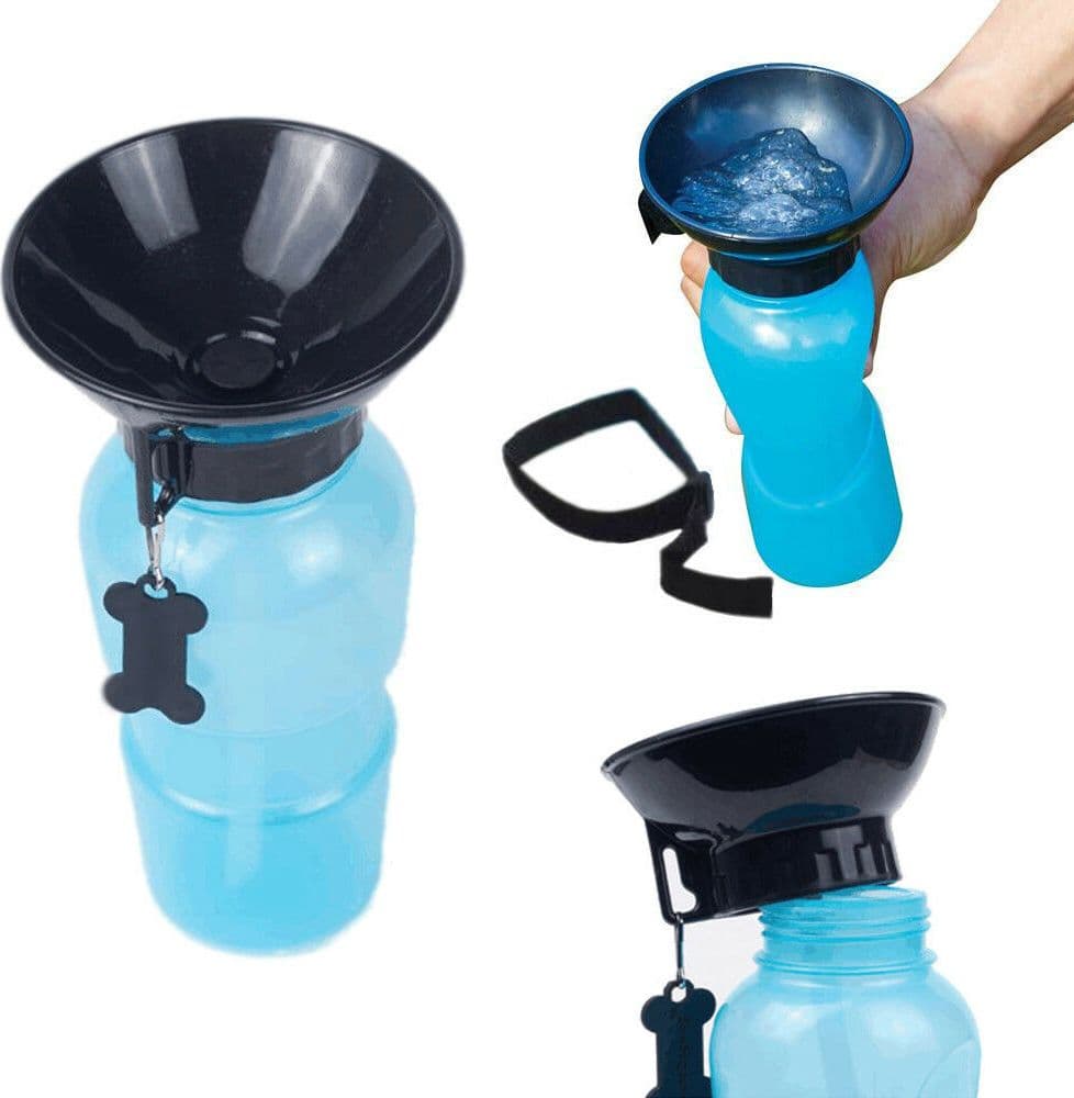 Borraccia da viaggio per cani e gatti in Plastica alimentare 500 ml - 3
