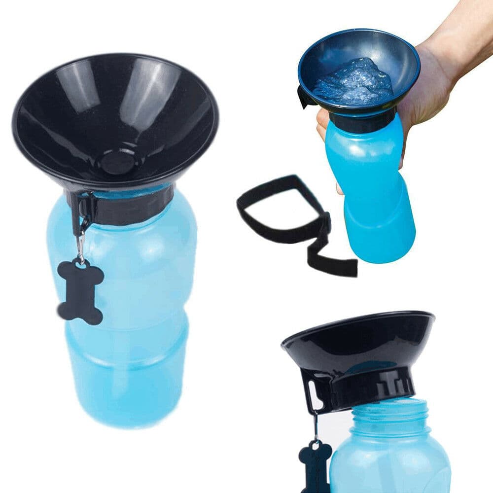 Borraccia da viaggio per cani e gatti in Plastica alimentare 500 ml - 3
