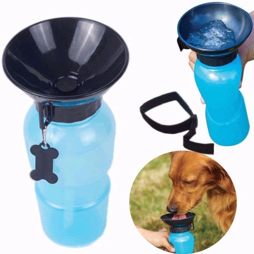 Borraccia da viaggio per cani e gatti in Plastica alimentare 500 ml - 4