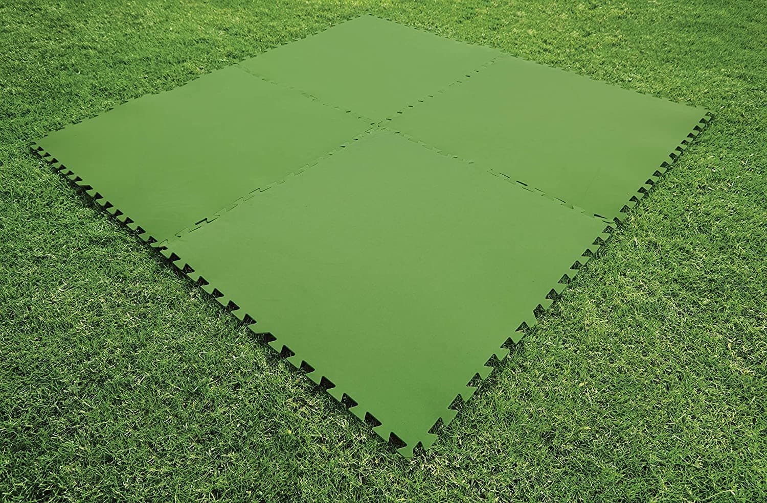 Tappetino di basamento protezione per il fondo della piscina e spa 9 mattonelle 79 x 79 cm - 2