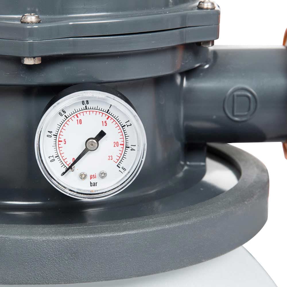 Pompa di filtraggio a sabbia per piscine fuori terra depuratore a pressione da 5678 l/h - 3