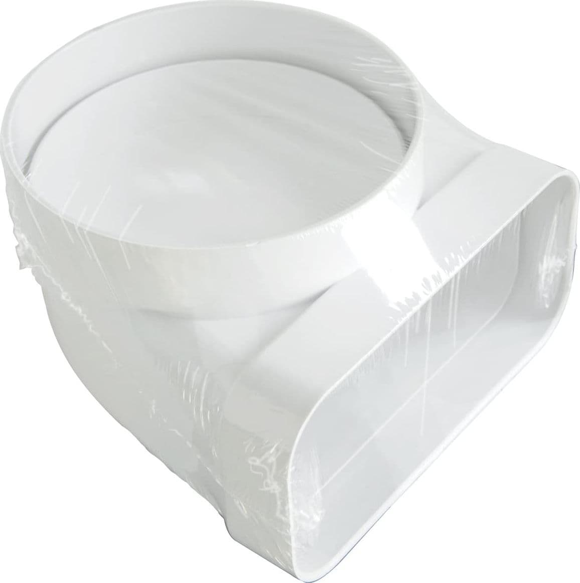 Giunto orizzontale a 90 ° per tubo aerazione canalizzata in ABS - 2