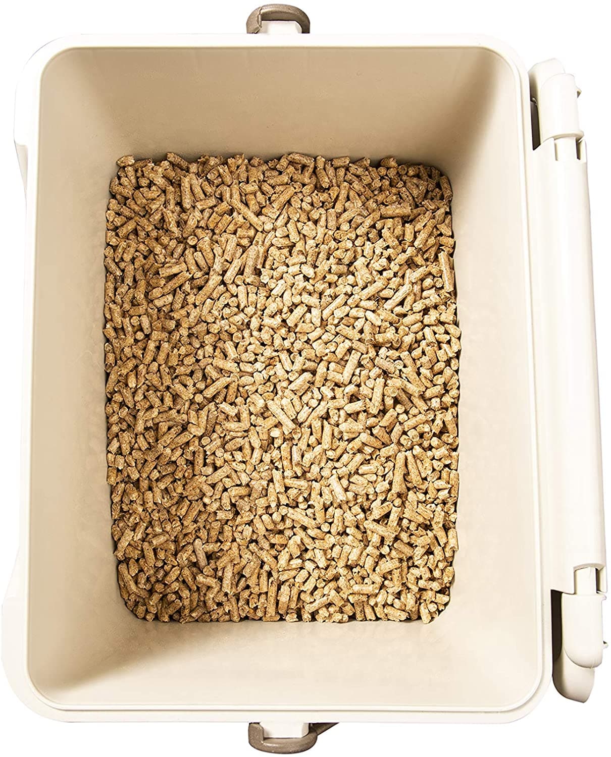 Secchio con coperchio e manico porta pellet per stufa e camino h 51 cm - 3