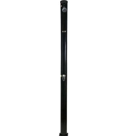 Doccia solare curva colorazione nera per piscina e giardino 20 lt - 2
