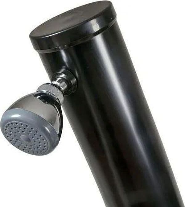 Doccia solare curva colorazione nera per piscina e giardino 20 lt - 3