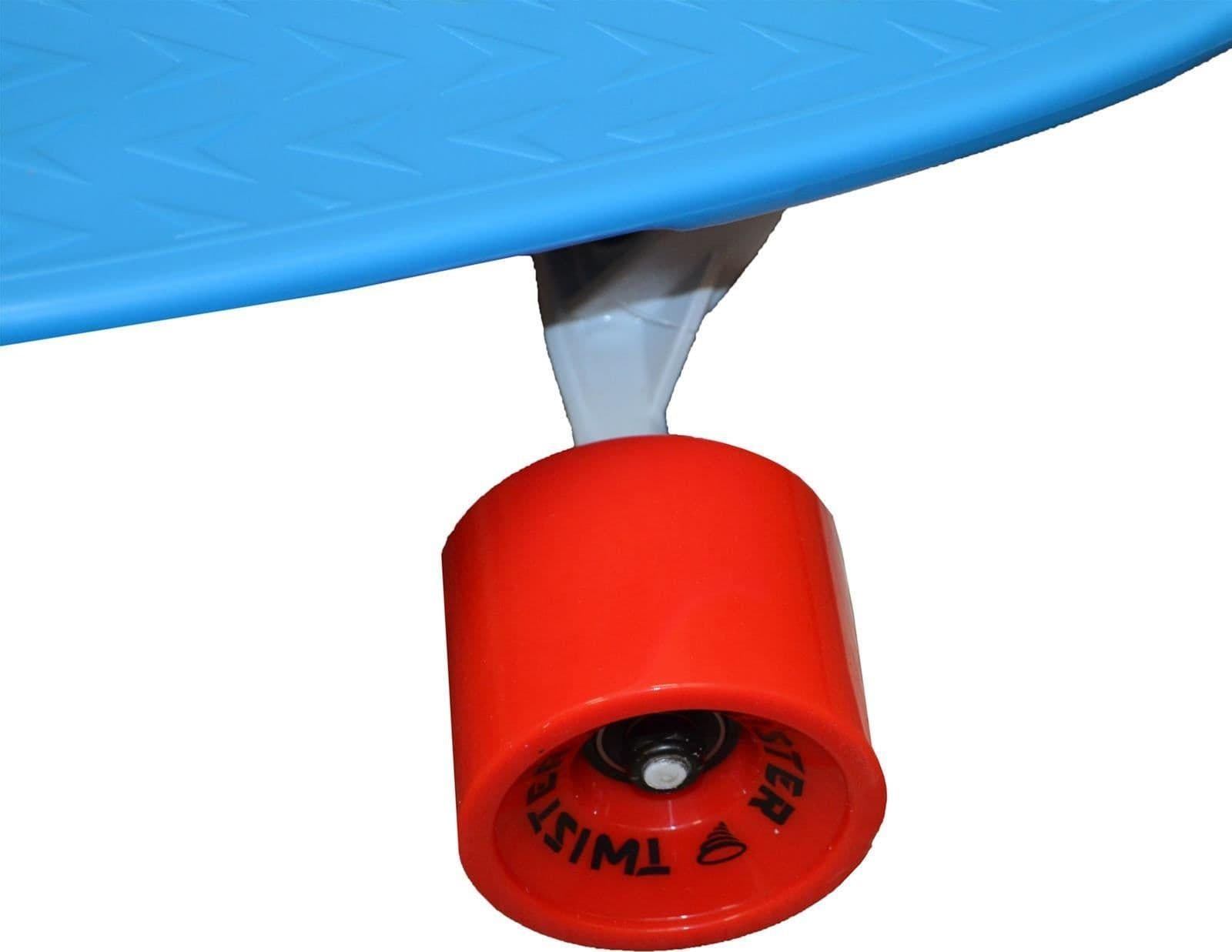 Skateboard da principiante per adulti e bambini con pianale in resina antiscivolo 96 cm - 3