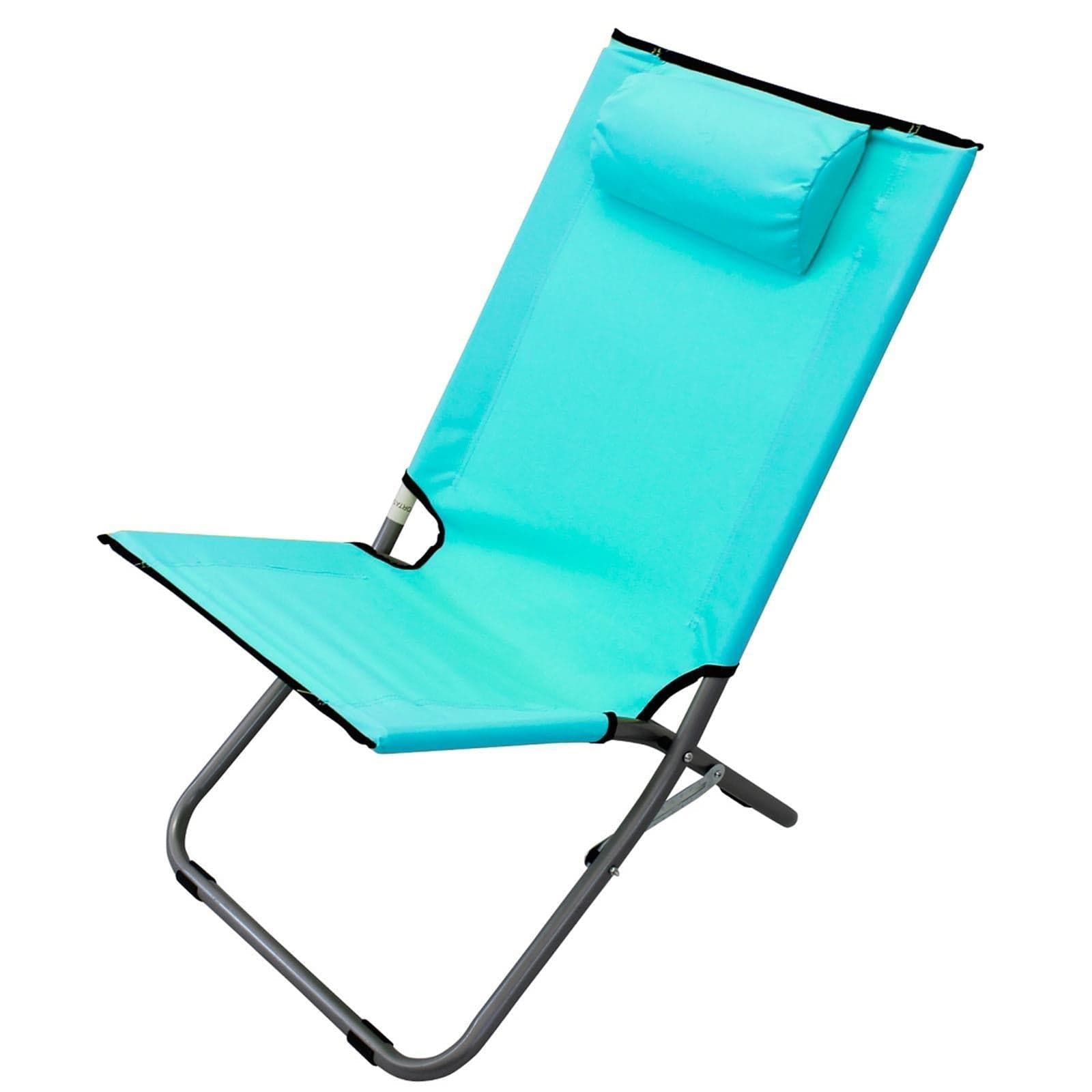 Sedia "alta steel" Oxford spiaggina da mare e balcone pieghevole con struttura in metallo - 3