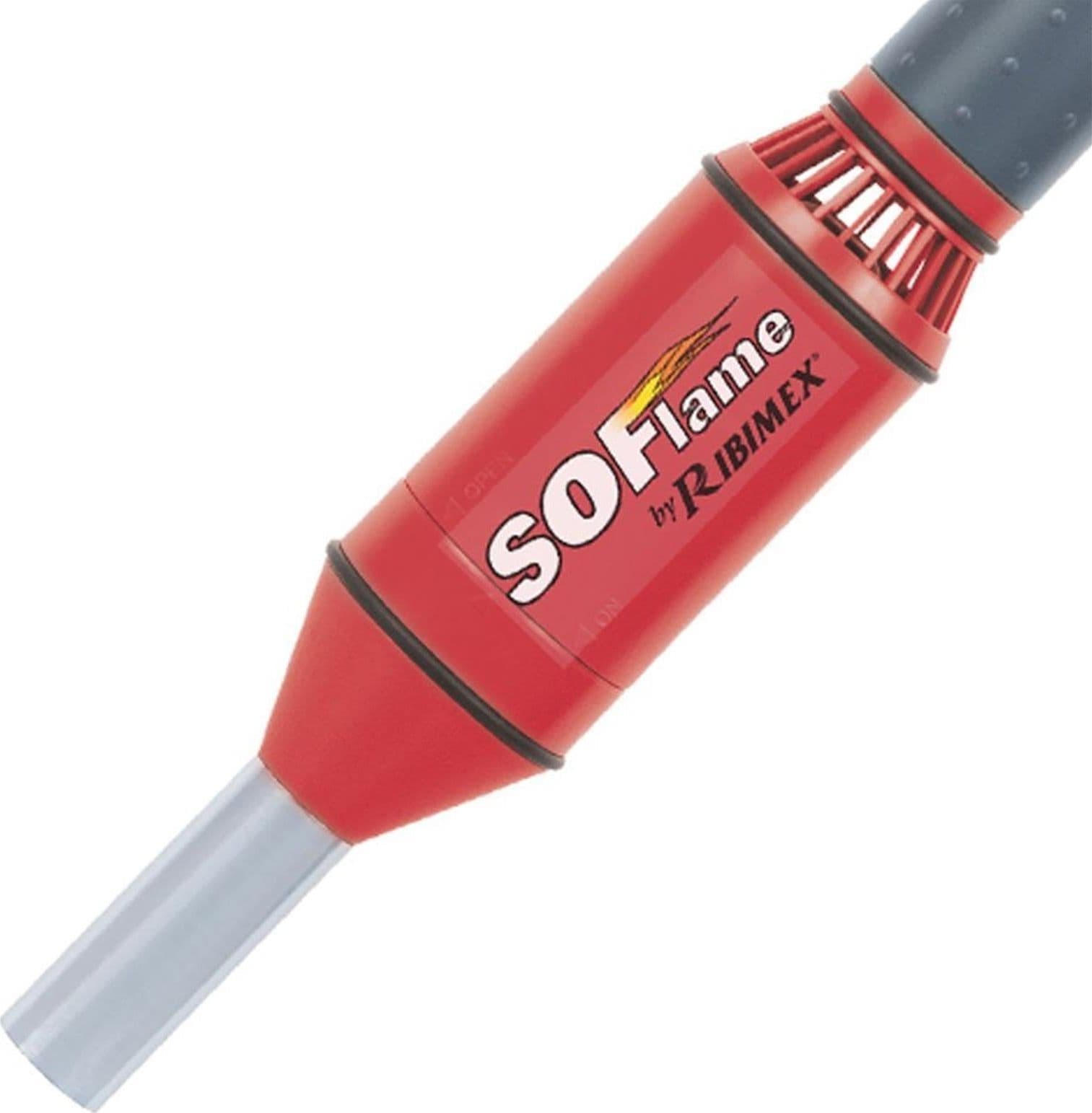 Accendifuoco a batteria con accendino e soffiatore per barbecue, stufe e camini - 2