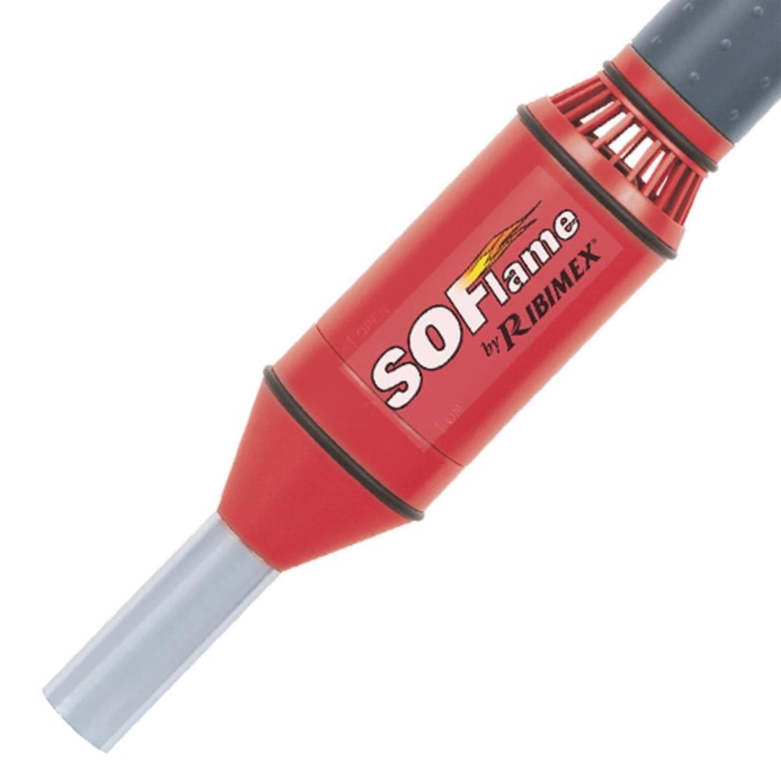 Accendifuoco a batteria con accendino e soffiatore per barbecue, stufe e camini - 2