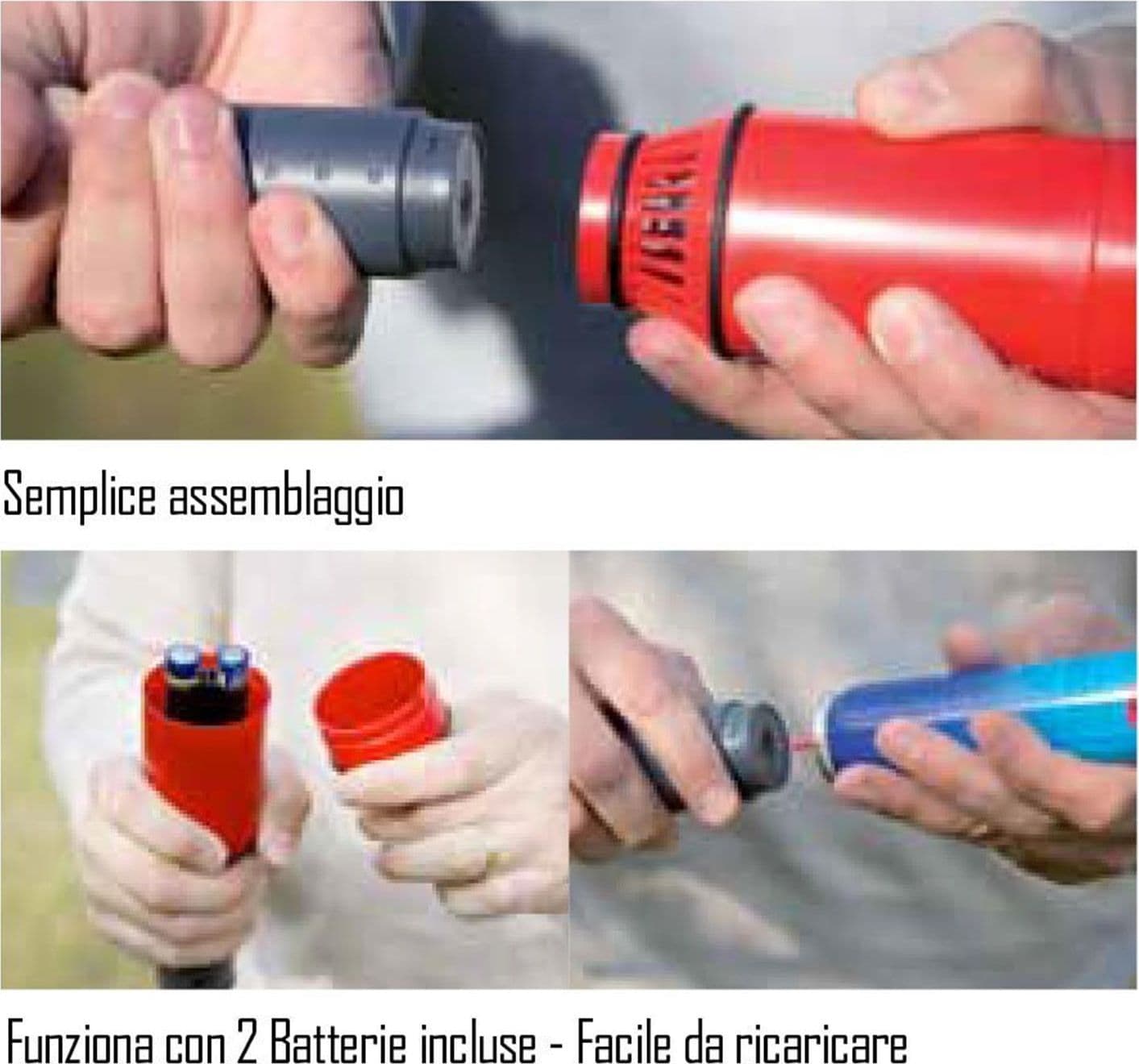 Accendifuoco a batteria con accendino e soffiatore per barbecue, stufe e camini - 7
