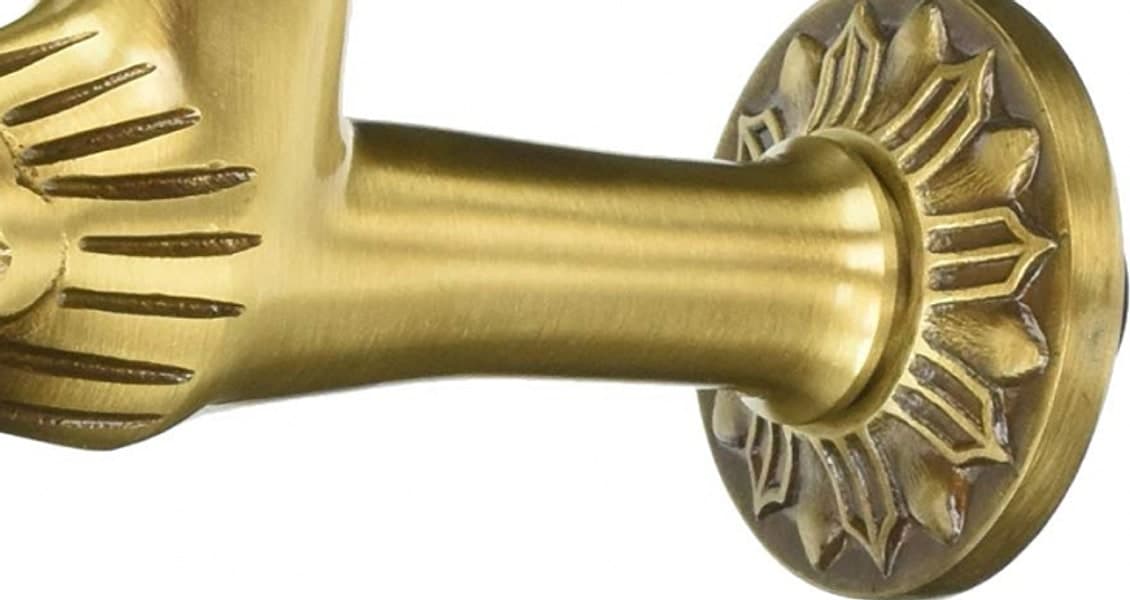 Rubinetto ornamentale in ottone antichizzato "Rinascimento" per fontane da giardino attacco 1/2" - 7