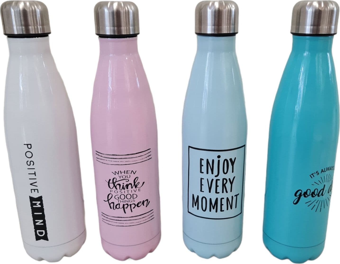 Borraccia termica in acciaio inossidabile da 500 ml con stampa decorativa - 2