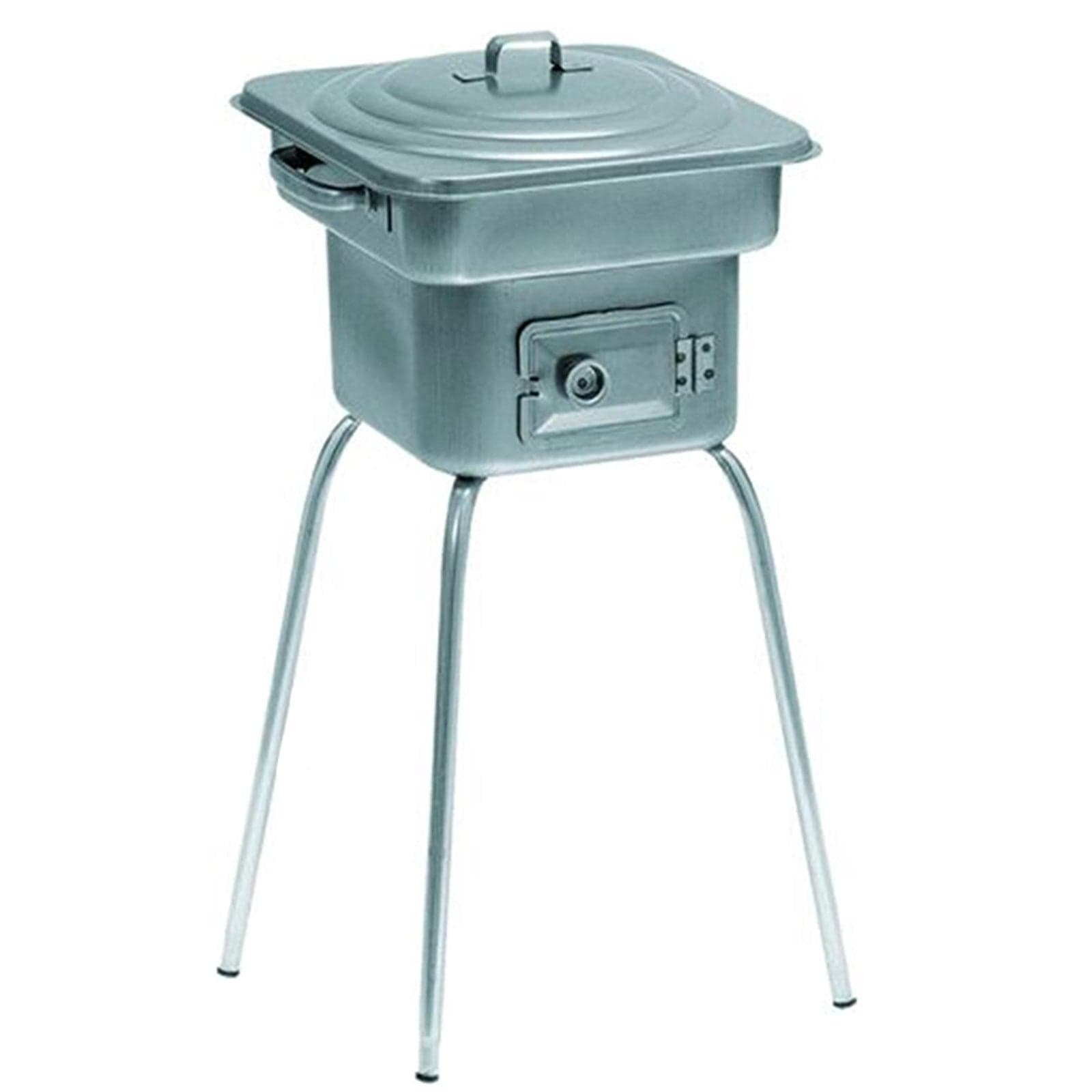 Fornello da barbecue da "Pic Nic" con griglia tappo piedini a carbonella per trasporto - 3