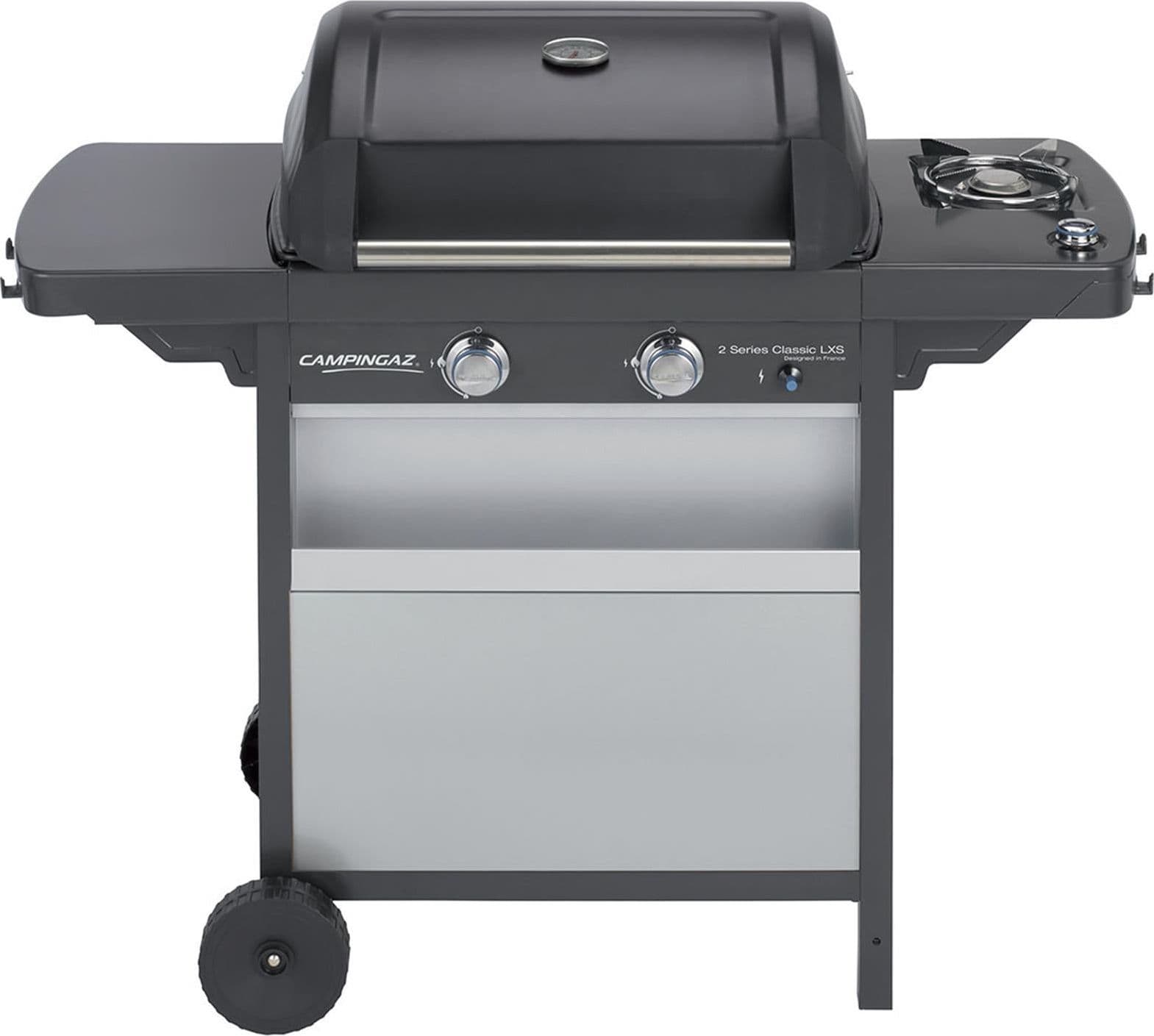 Barbecue BBQ fornello e griglia con ruote a gas 2 series LXS con 2 bruciatori - 2