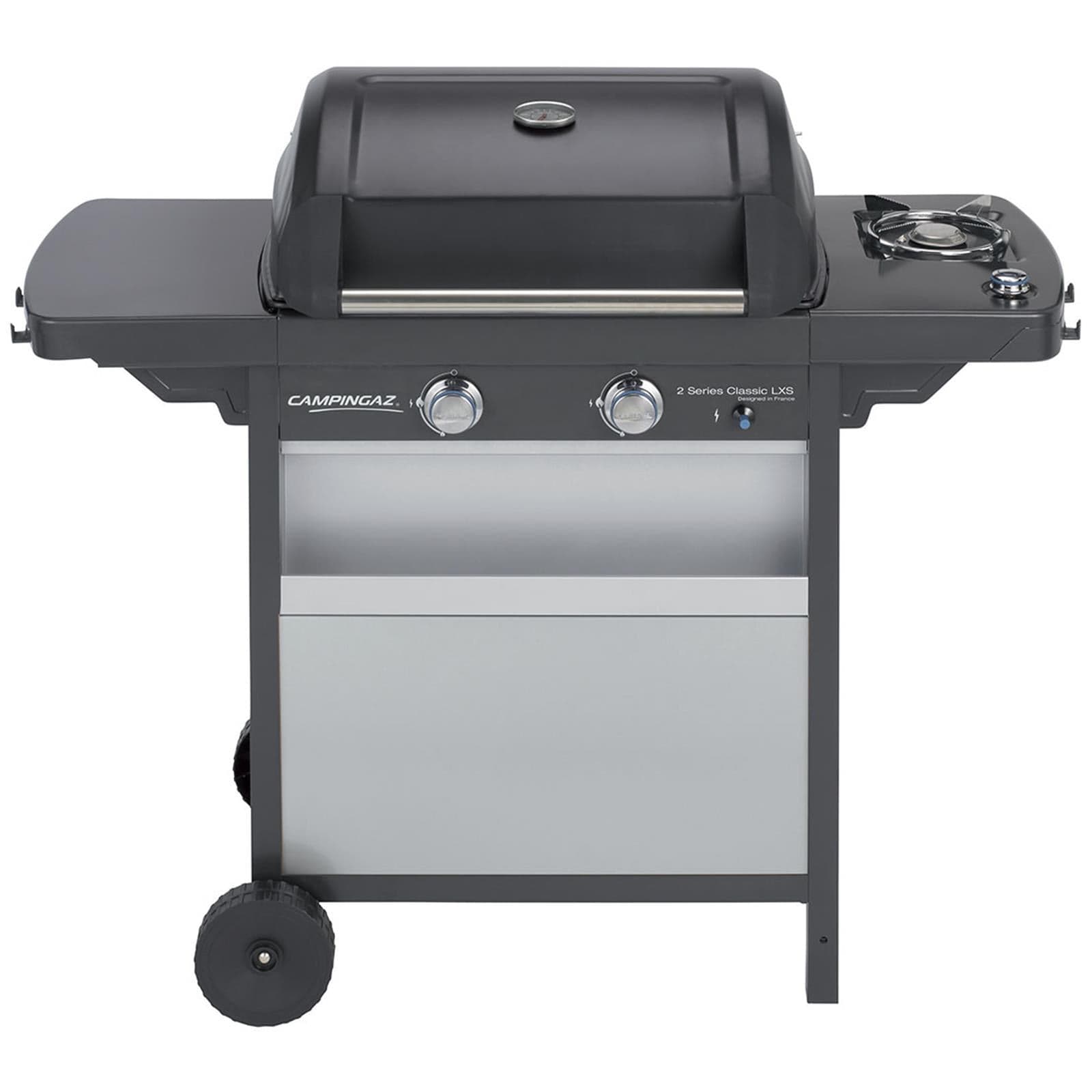 Barbecue BBQ fornello e griglia con ruote a gas 2 series LXS con 2 bruciatori - 2