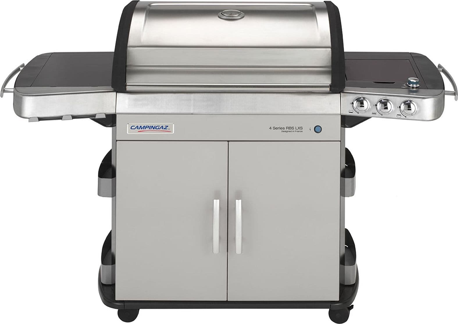 Barbecue griglia "4 Series RBS LXS" 3 bruciatori RBS BBQ con due piani cottura e ruote - 3