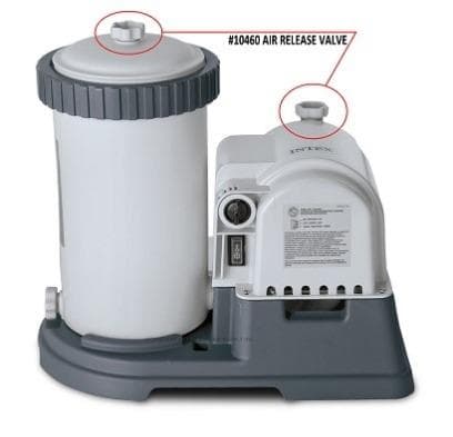 Valvola di rilascio aria filtro a cartuccia, ricambio Intex 10460 - 3