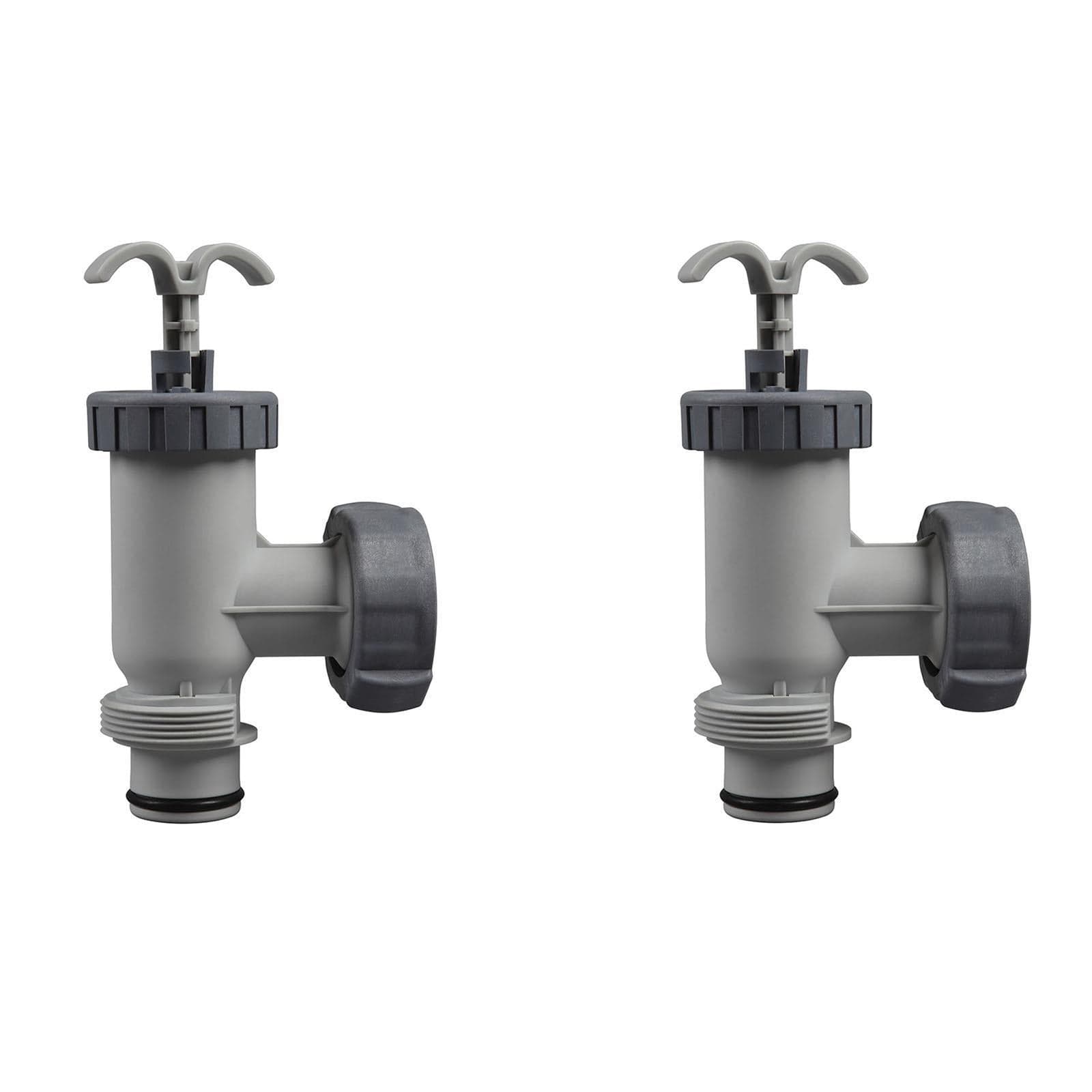 Valvola di ricambio a stantuffo per collegamento piscina e Filtro Intex e Bestway - 2