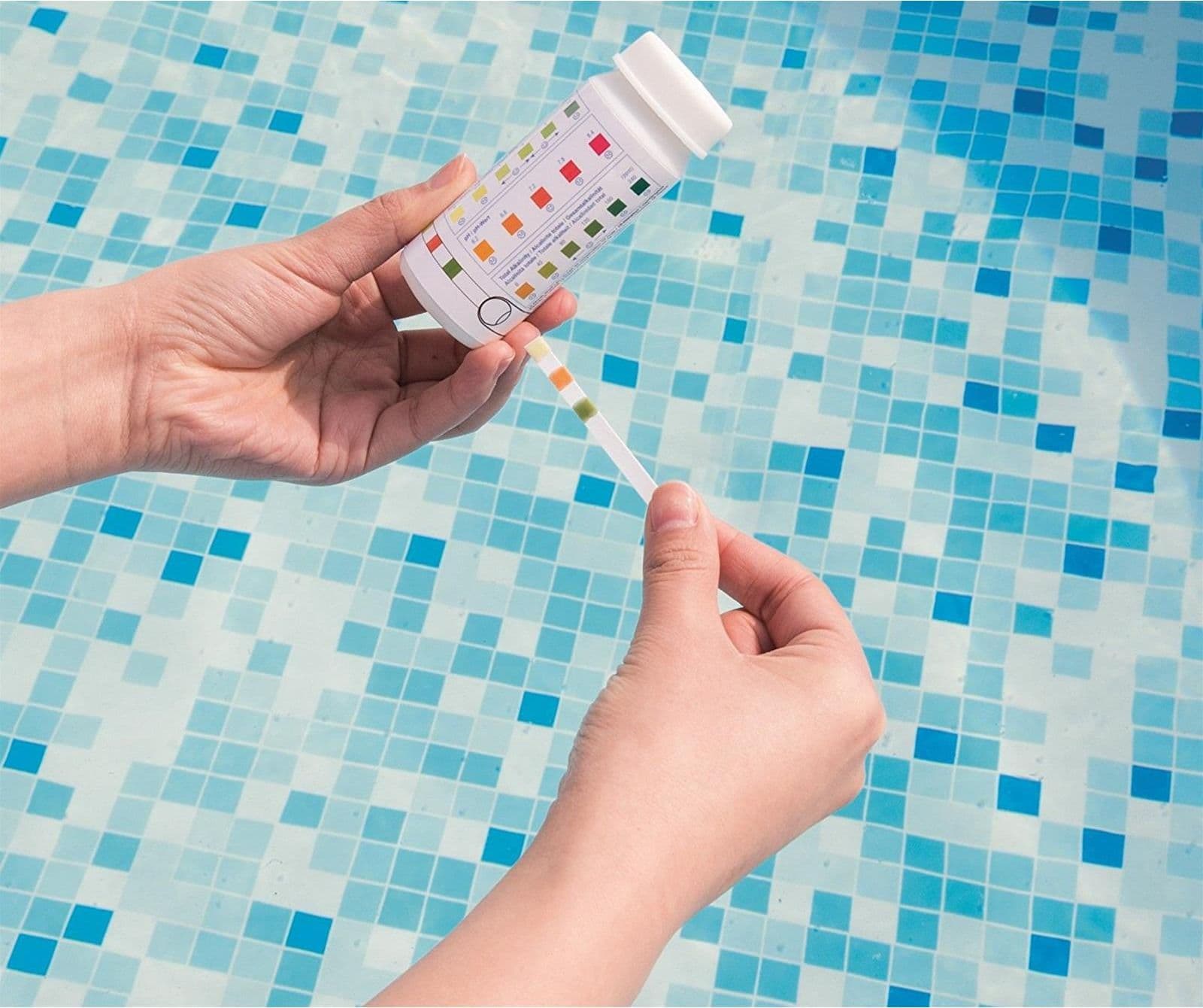 Test analisi acqua Piscina e spa in strisce per cloro ph e alcalinità - 3