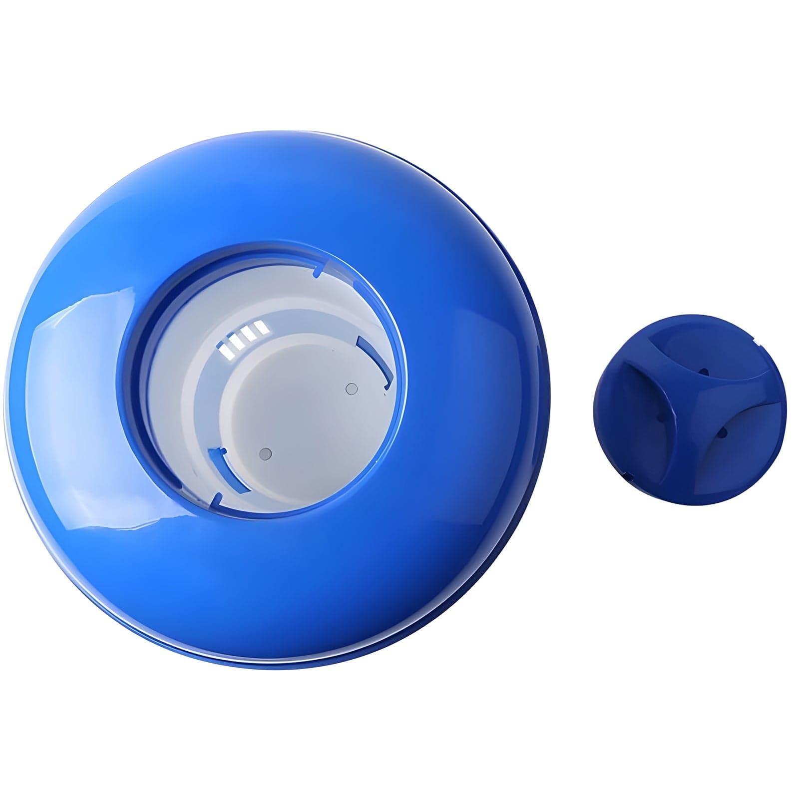 Dispenser galleggiante per pastiglie da 20 g di Cloro a flusso regolabile per Piscina - 3