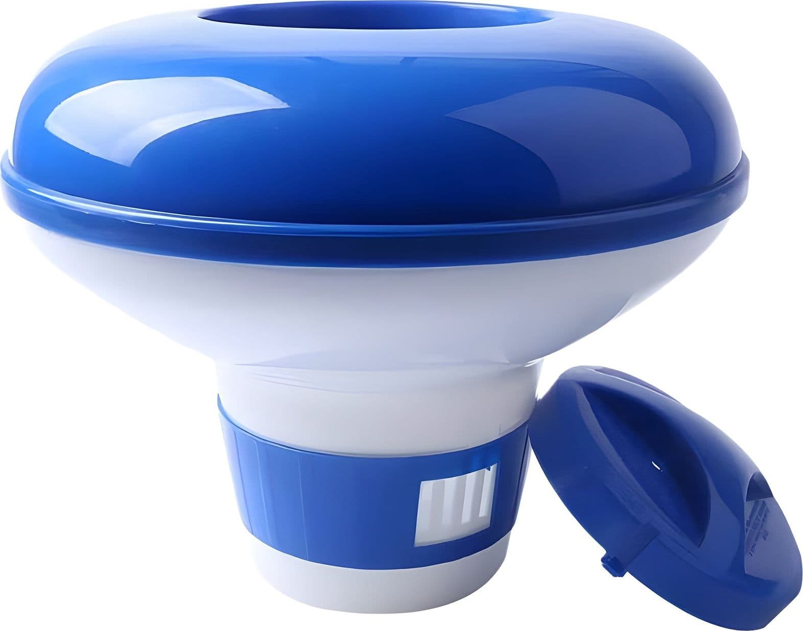 Dispenser galleggiante per pastiglie da 20 g di Cloro a flusso regolabile per Piscina - 4