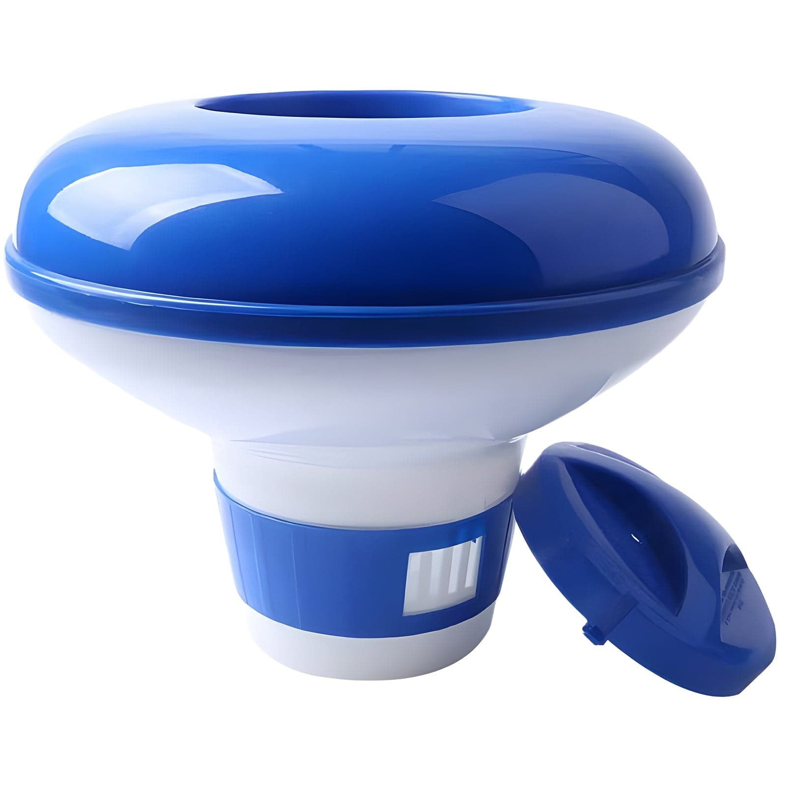 Dispenser galleggiante per pastiglie da 20 g di Cloro a flusso regolabile per Piscina - 4