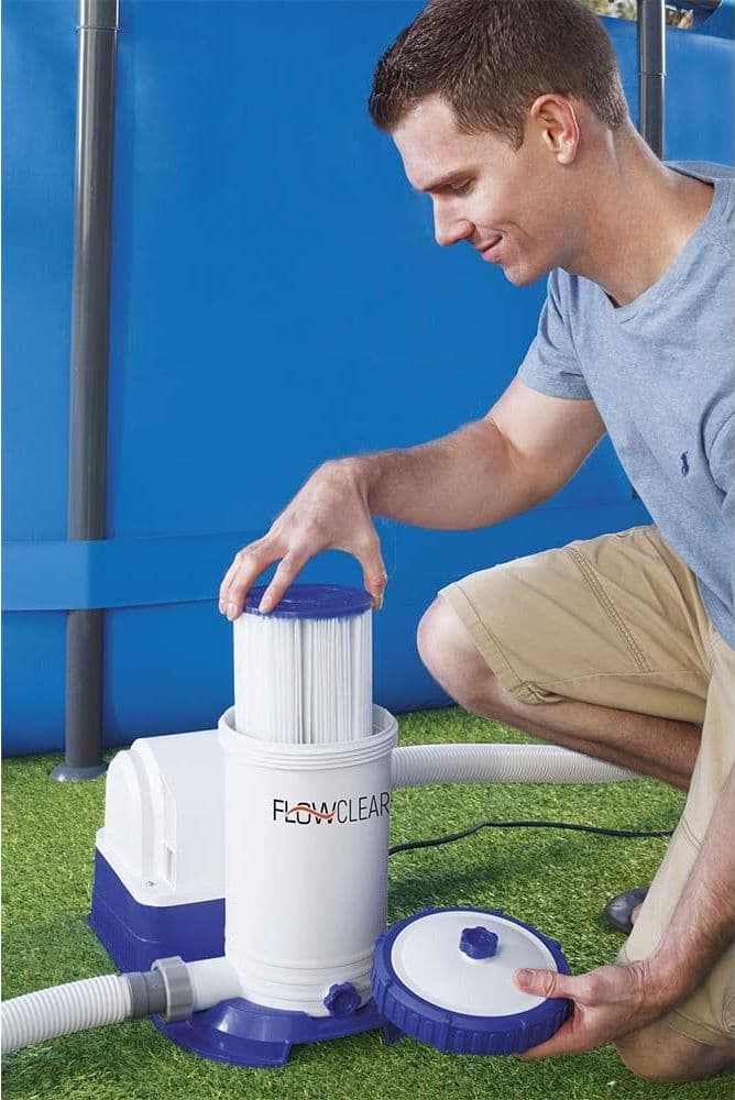 Pompa filtro a cartuccia per pulizia piscina Bestway e Intex 9463 lt /h - 9