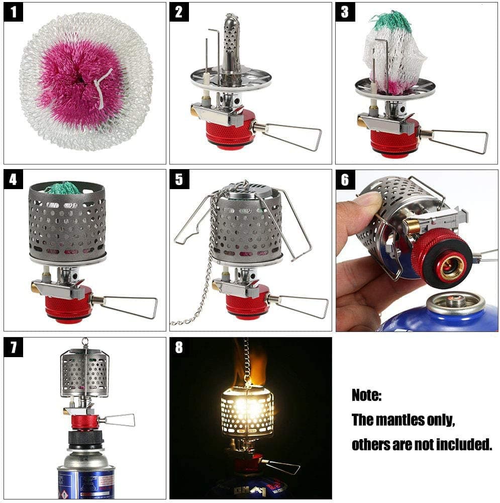 Reticella di ricambio per lampada a gas, retina per faro da campeggio 200 -  500 w - 7