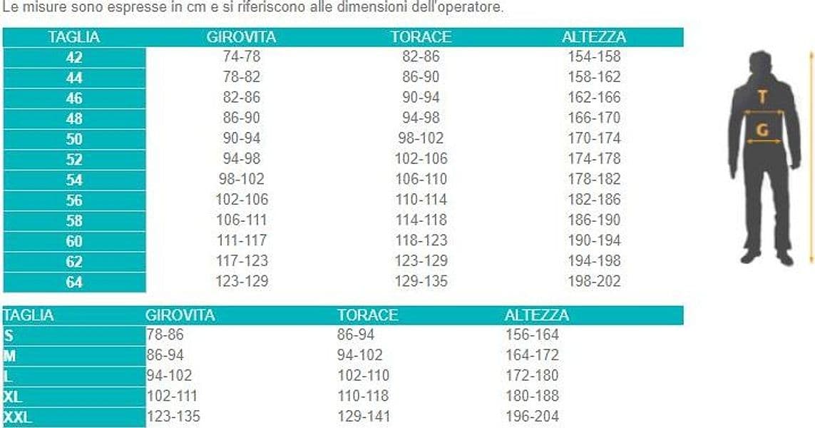 Tuta alta visibilità felpata 65 % cotone e 35 % poliestere con bande rifrangenti - 2