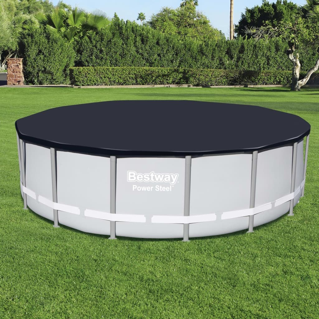 Telo copertura piscina rotonda da 488 cm - 3