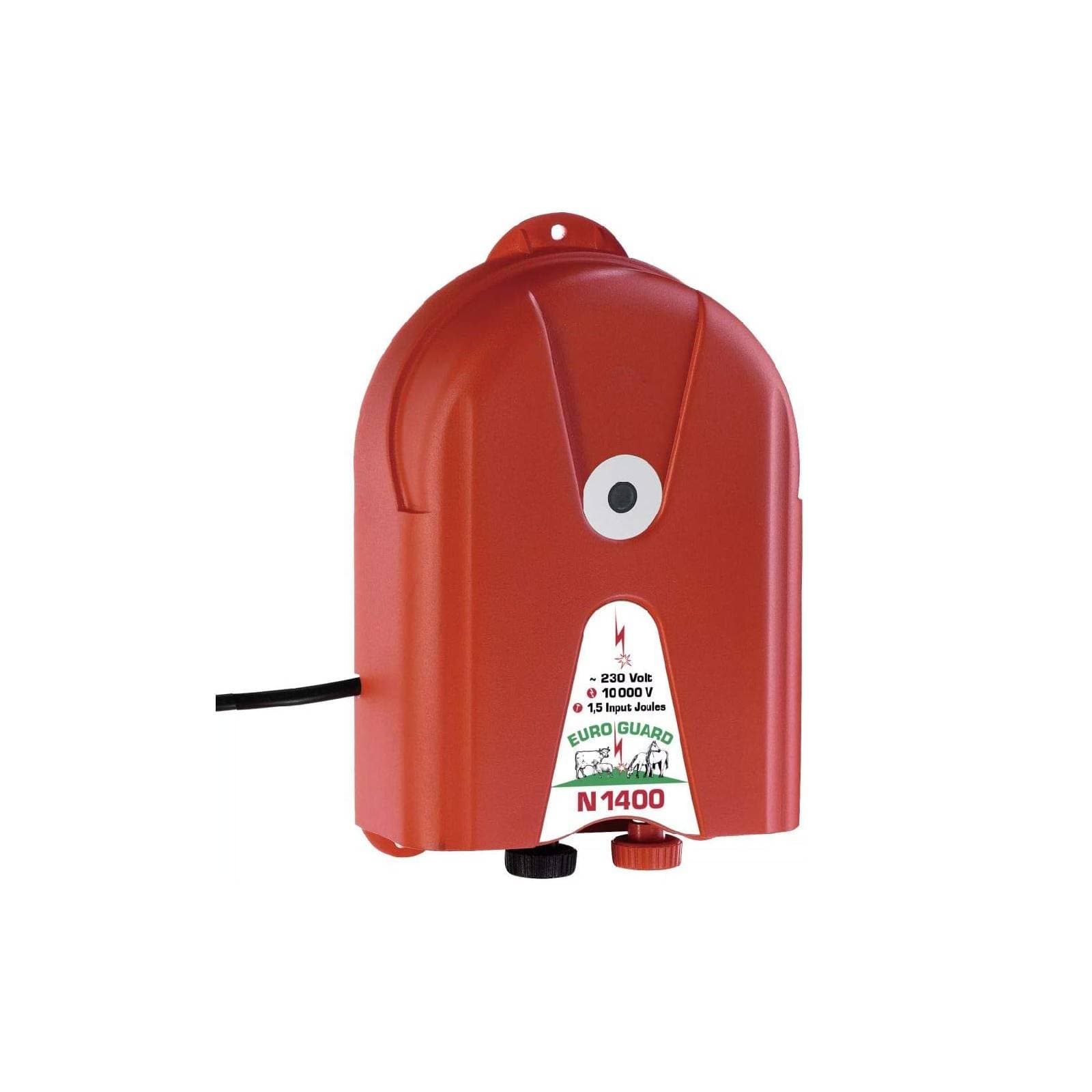 Elettrificatore "Euroguard N1400" a corrente con tensione fino a 30 km e alloggiamento di plastica antisfondamento - 2