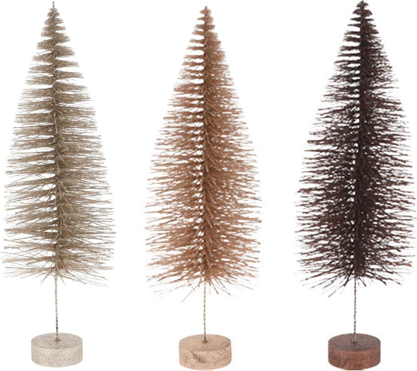 Albero Cono con Glitter alberello natalizio da tavolo per interno ed esterno - 3