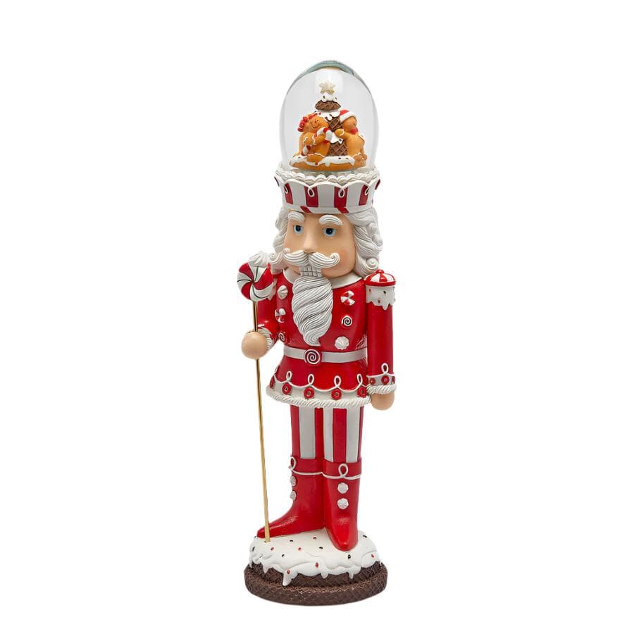Statuetta soldatino per decorazioni con  Musica+Mov.+Led - 2
