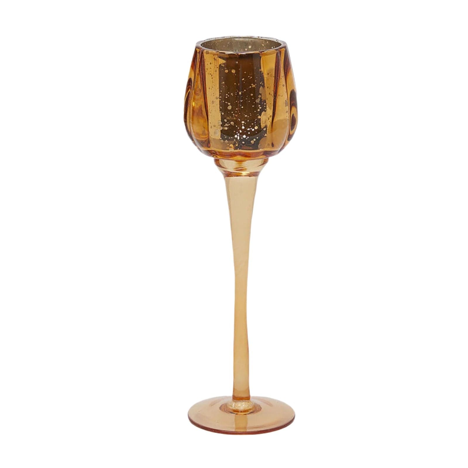 Calice portacandela in vetro per decorazioni natalizie da Ø 8 cm - 4