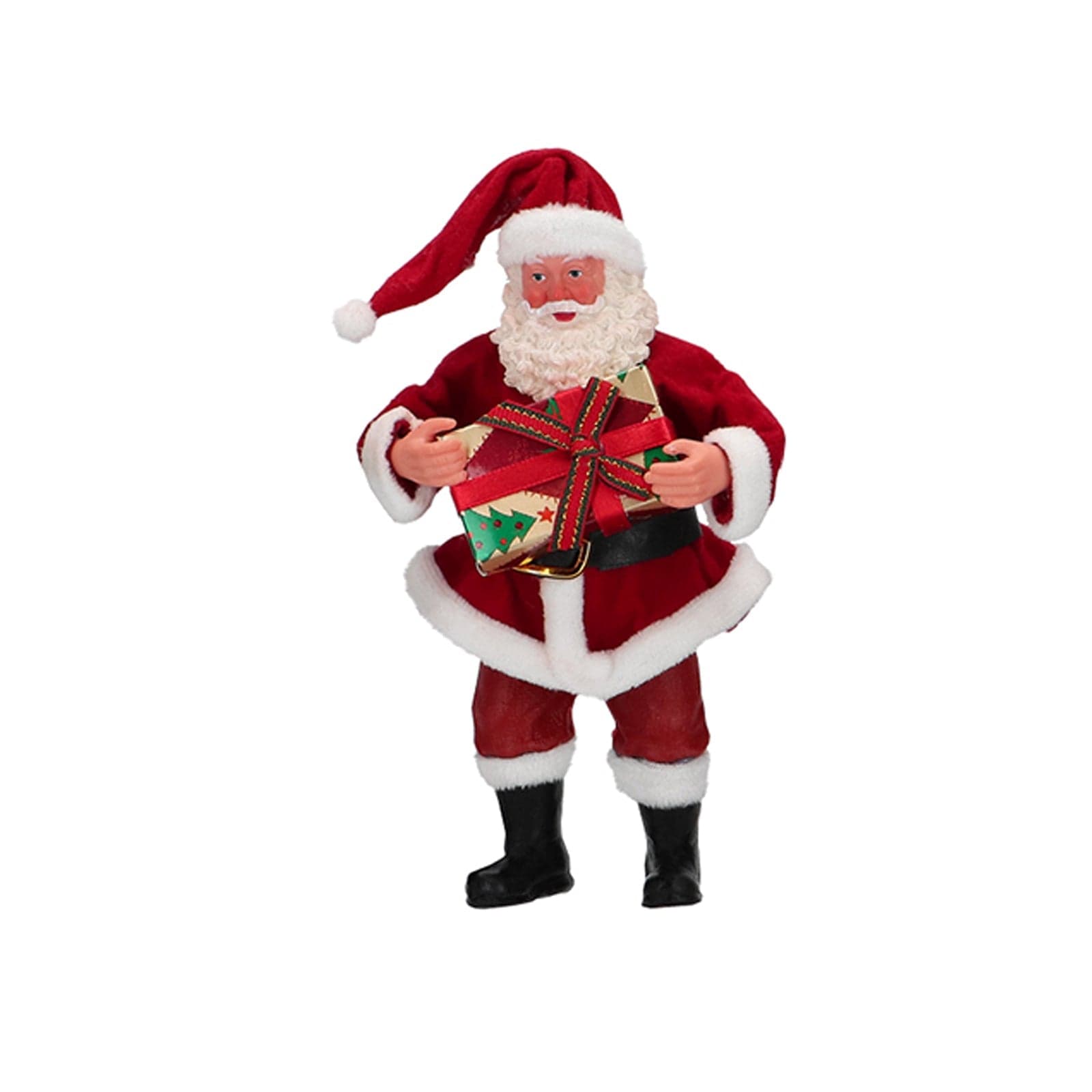 Statuetta decorativa Babbo Natale decorazione natalizia h 17 cm - 3