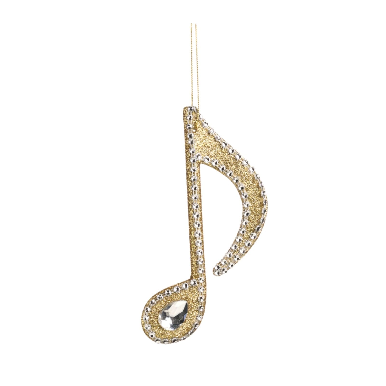 Pendente a forma di note musicali per albero di Natale decorazione natalizia - 2