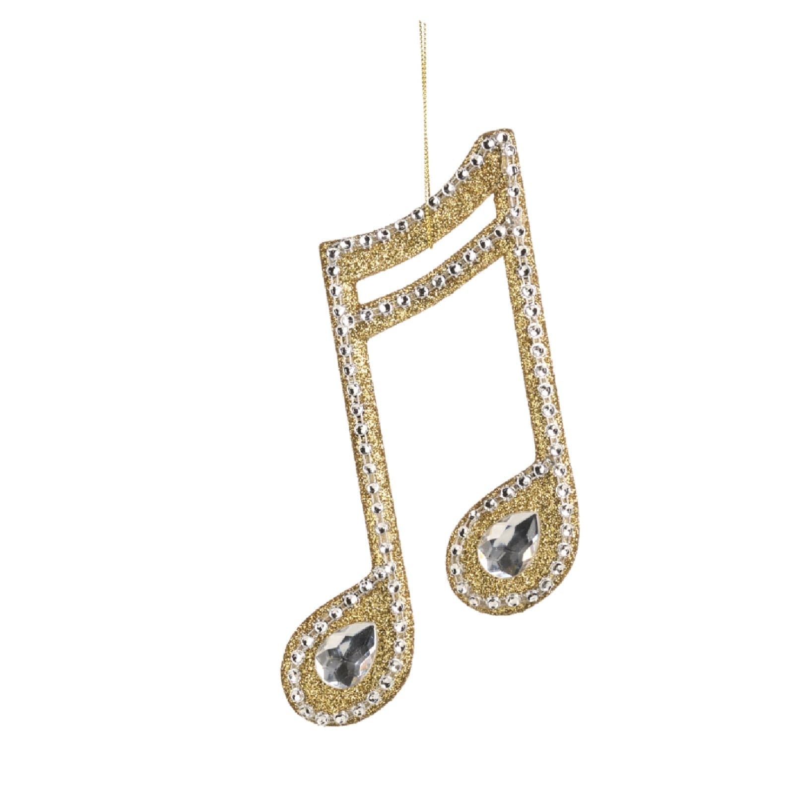 Pendente a forma di note musicali per albero di Natale decorazione natalizia - 3