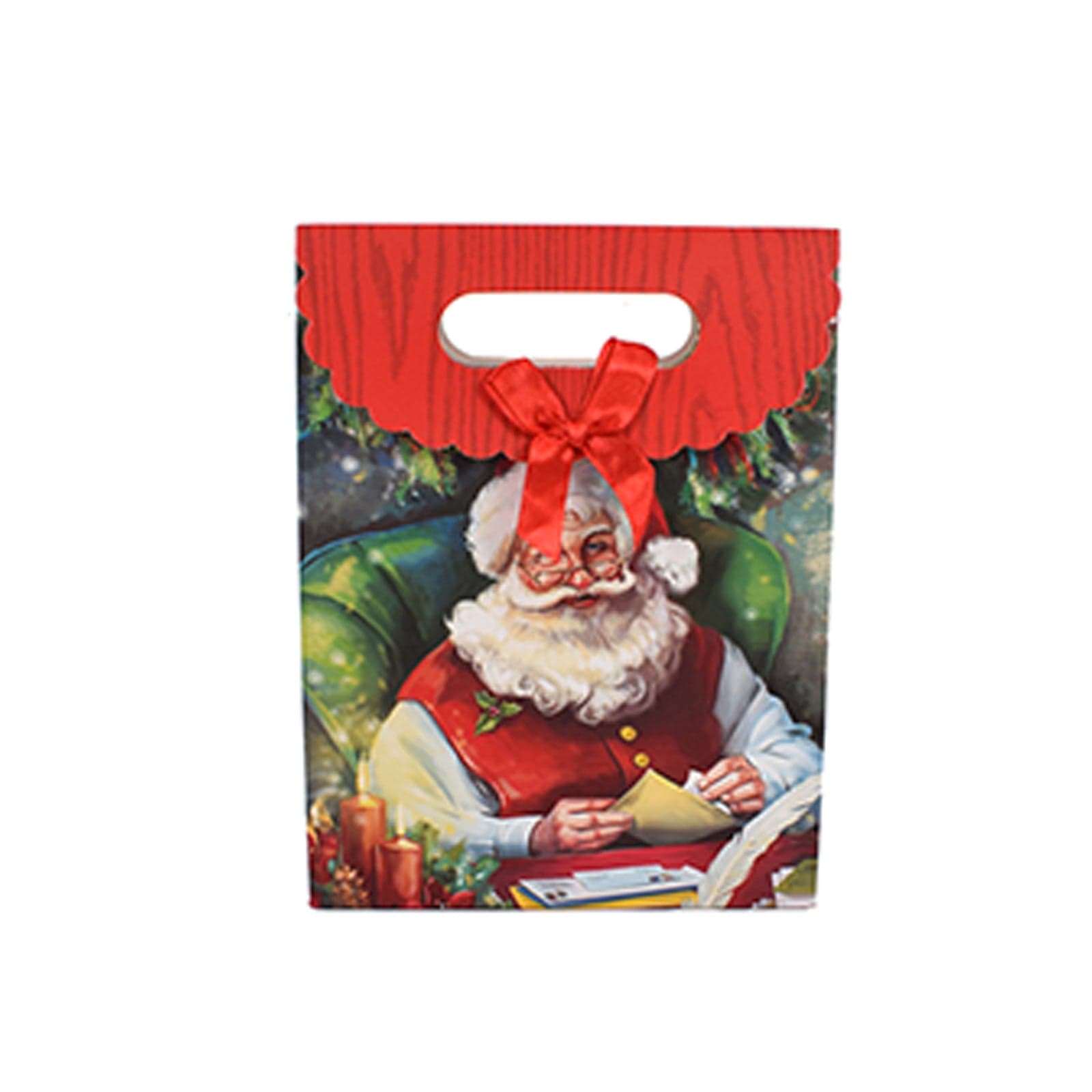 Busta sacchetto regalo Babbo Natale classico per regali natalizi - 2