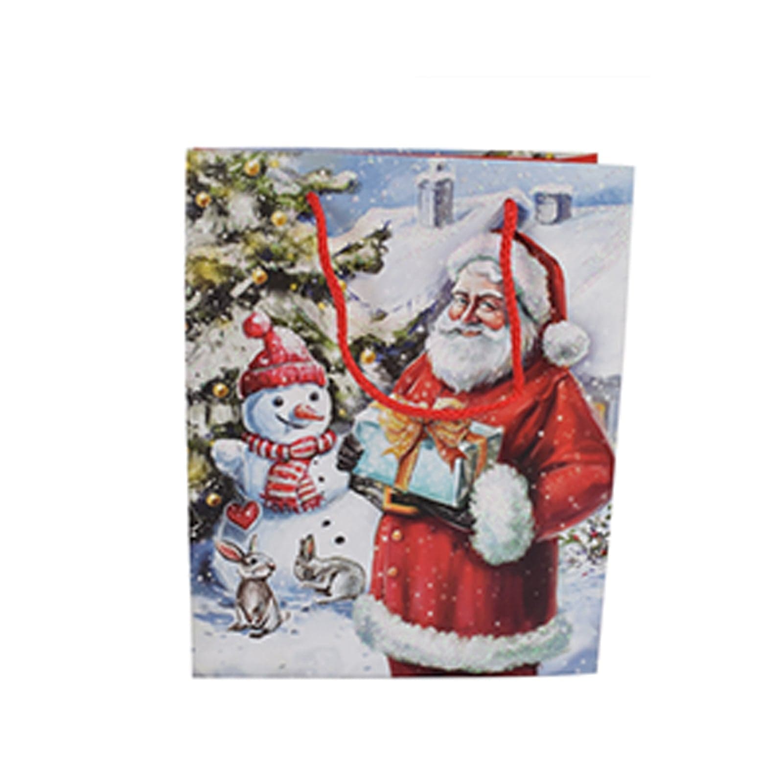 Busta regalo Babbo Natale classico per regali natalizi - 2