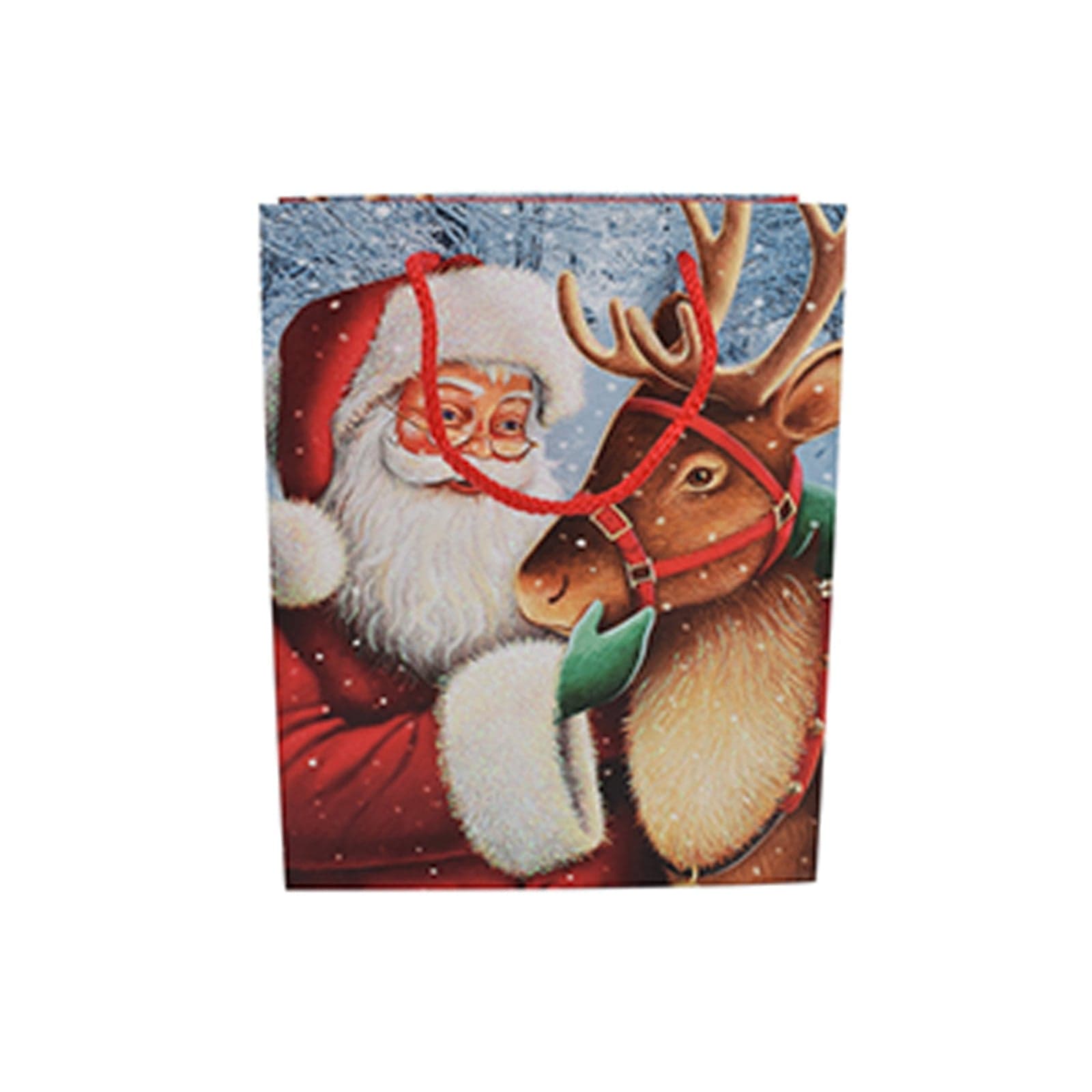 Busta regalo Babbo Natale classico per regali natalizi - 3