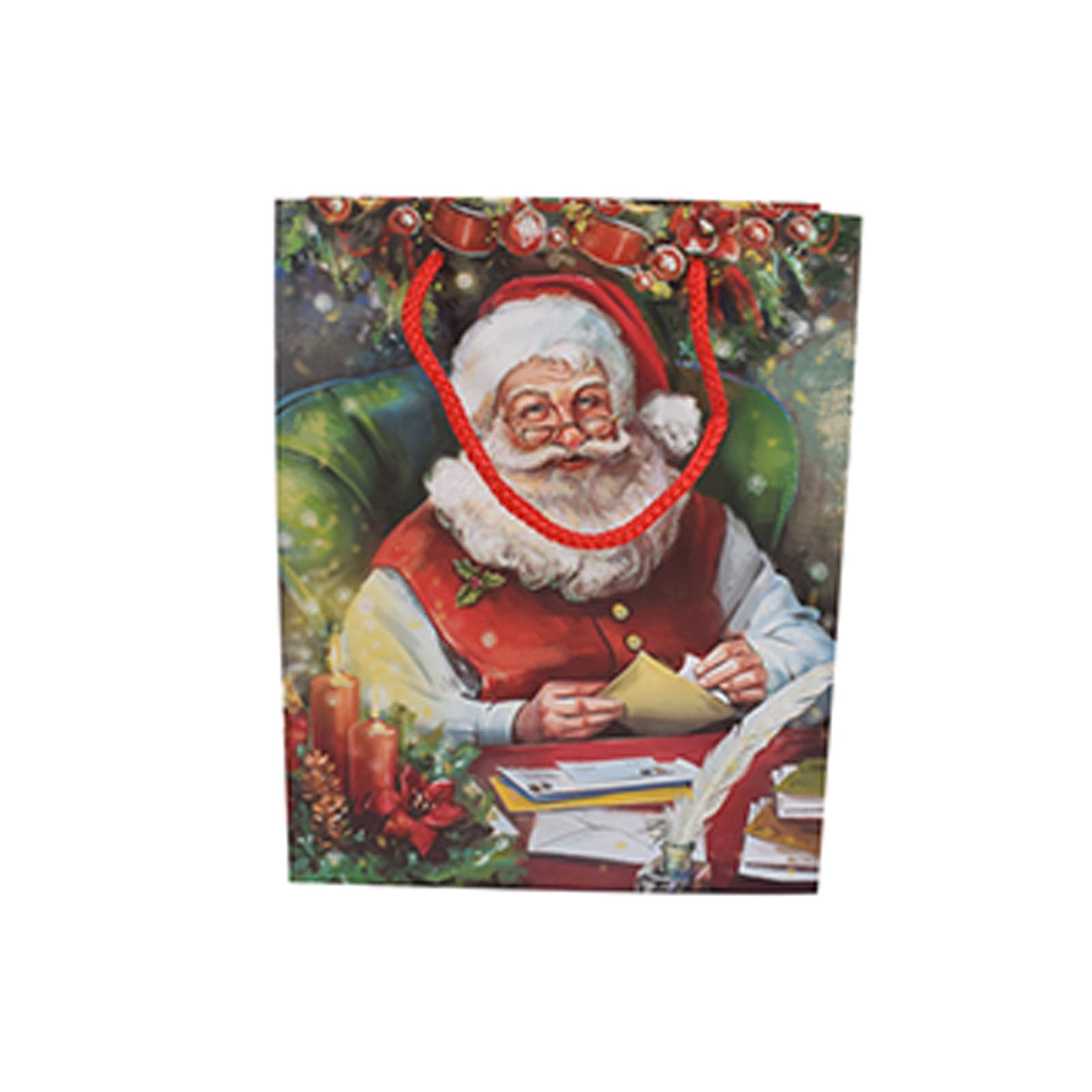 Busta regalo Babbo Natale classico per regali natalizi - 4